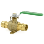 Wright Valves 3/4" Expansion PEX Brass Ball Valve w/ Drop Ears, Lead-Free - Image 4
