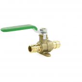 1/2" Expansion PEX Brass Ball Valve w/ Drop Ears, Lead-Free Wright Valves