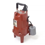 Automatic ProVore Residential Grinder Pump w/ Piggyback Wide Angle Float Switch, 10' cord, 1 HP, 115V