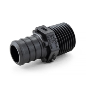 Everhot 3/4" PEX x 1/2" Male Threaded Adapter, Poly Alloy, Lead-Free - Image 1