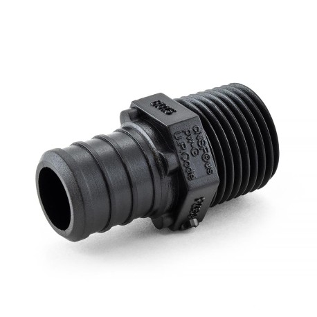 Everhot 3/4" PEX x 1/2" Male Threaded Adapter, Poly Alloy, Lead-Free