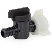 Everhot 1/2" PEX x 1/2" FPT Swivel Poly Ball Valve, Lead-Free - Image 1
