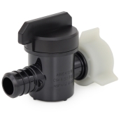 Everhot 3/4" PEX x 3/4" FPT Swivel Poly Ball Valve, Lead-Free - Image 1