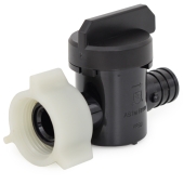 Everhot 3/4" PEX x 3/4" FPT Swivel Poly Ball Valve, Lead-Free - Image 2