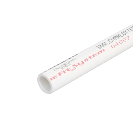 Charlotte Pipe 3/4" x 3ft PVC Pipe, Solid Core, Sch40