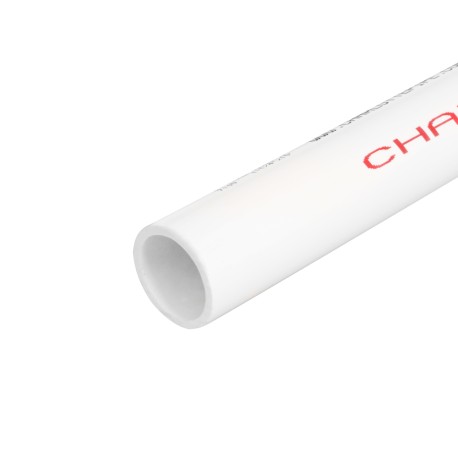 Charlotte Pipe 1-1/4" x 2ft PVC Pipe, Solid Core, Sch40