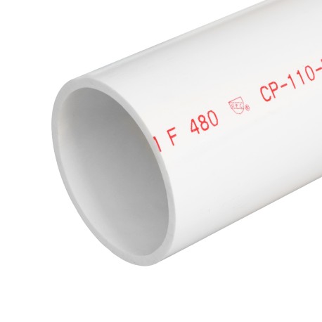 Charlotte Pipe 4" x 2ft PVC Pipe, Solid Core, Sch40