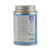 Spears 4 oz (1/4 pint) Wet-N-Dry Primerless PVC Cement w/ Dauber, Med Body, Very-Fast Set, Aqua Blue - Image 2
