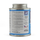 Spears 8 oz (1/2 pint) Wet-N-Dry Primerless PVC Cement w/ Dauber, Med Body, Very-Fast Set, Aqua Blue - Image 2