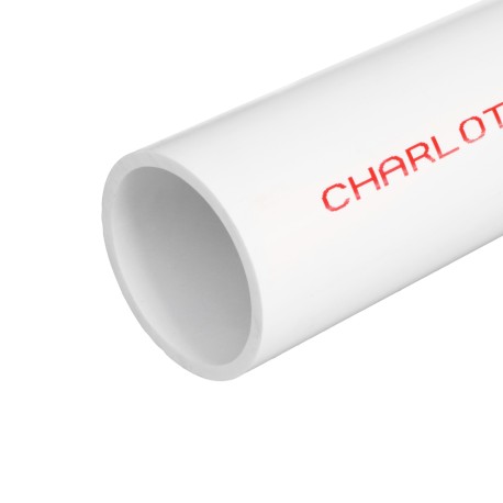 3" x 1ft PVC Pipe, Solid Core, Sch40 Charlotte Pipe