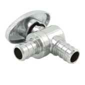 Everhot 1/2" PEX x 1/2" PEX Angle Stop Valve (1/4-Turn), Lead-Free - Image 2