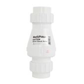 Liberty Pumps 2" Quiet PVC Check Valve w/ Unions, Solvent Weld - Image 1