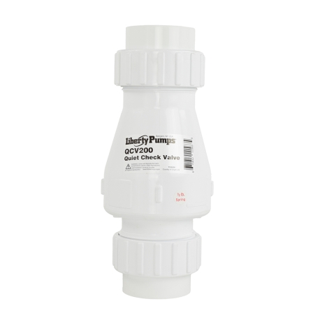 Liberty Pumps 2" Quiet PVC Check Valve w/ Unions, Solvent Weld