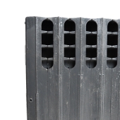 4-Section, 5" x 20" Cast Iron Radiator, Free-Standing, Ray style OCS