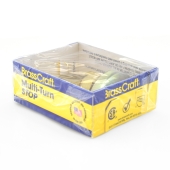 BrassCraft 1/2" Sweat x 3/8" OD Compr. Angle Stop Valve (Multi-Turn), Rough Brass, Lead-Free - Image 3