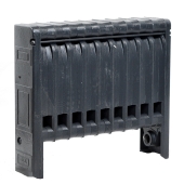 10-Section, 5" x 20" Cast Iron Radiator, Free-Standing, Ray style OCS