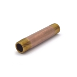 1/2" x 4" Brass Pipe Nipple