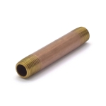 1/4" x 3" Brass Pipe Nipple
