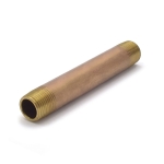 3/8" x 4" Brass Pipe Nipple