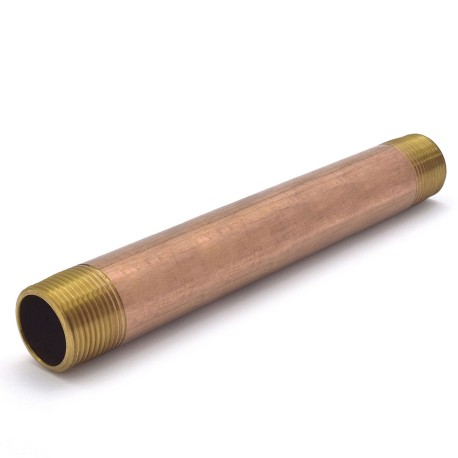 Everhot 1" x 12" Brass Pipe Nipple