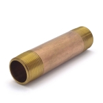 1" x 5" Brass Pipe Nipple