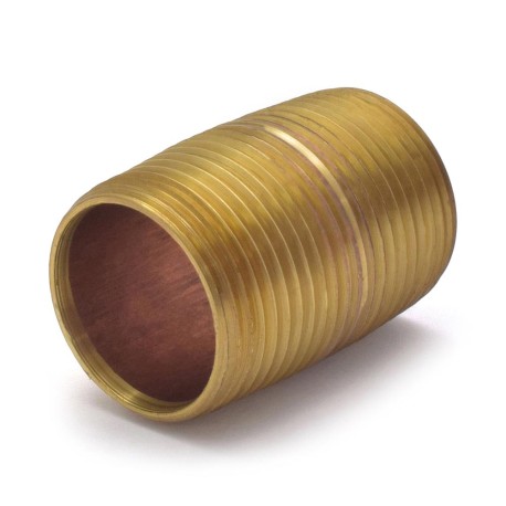 Everhot 1" x Close Brass Pipe Nipple