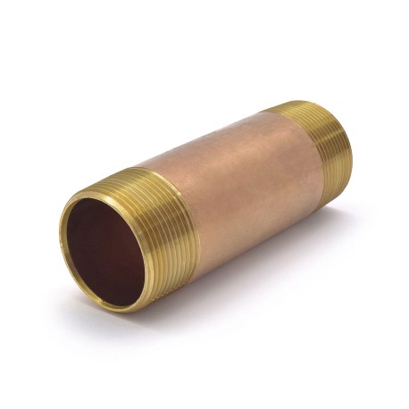 Everhot 1-1/2" x 5" Brass Pipe Nipple