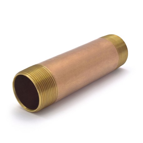 Everhot 1-1/2" x 8" Brass Pipe Nipple