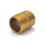 1-1/4" x 2" Brass Pipe Nipple