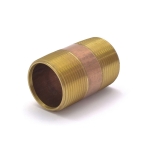 1-1/4" x 2-1/2" Brass Pipe Nipple