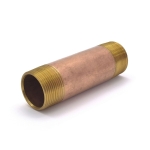 1-1/4" x 5" Brass Pipe Nipple