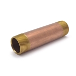 1-1/4" x 6" Brass Pipe Nipple