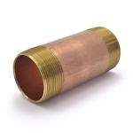 2" x 5" Brass Pipe Nipple