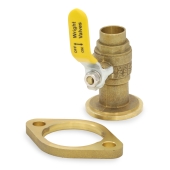 Wright Valves 3/4" SWT Isolator Valve w/ Rotating Flange, Pump Gasket & T-Handle - Image 2