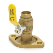 Wright Valves 3/4" SWT Isolator Valve w/ Rotating Flange, Pump Gasket & T-Handle - Image 1