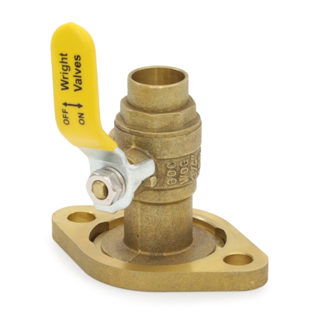 Wright Valves 3/4" SWT Isolator Valve w/ Rotating Flange, Pump Gasket & T-Handle