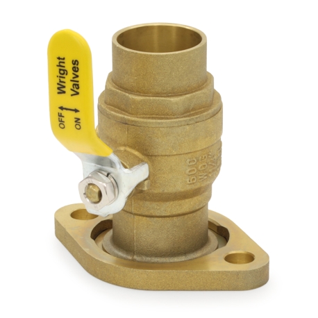 Wright Valves 1-1/4" SWT Isolator Valve w/ Rotating Flange, Pump Gasket & T-Handle