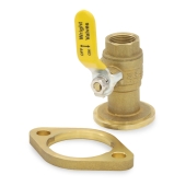Wright Valves 3/4" Threaded Isolator Valve w/ Rotating Flange w/ Pump Gasket & T-Handle - Image 3