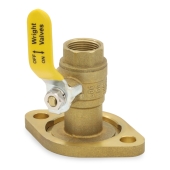 Wright Valves 3/4" Threaded Isolator Valve w/ Rotating Flange w/ Pump Gasket & T-Handle - Image 1