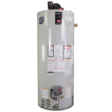Bradford White 55 Gal, TTW Defender High-Recovery Power Vent Water Heater (NG), 6-Yr Wrty