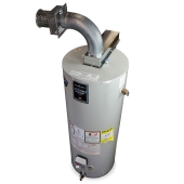 Bradford White 40 Gal, Defender Direct Vent Water Heater (NG) w/ Solid Vent Kit, 6-Yr Wrty - Image 2