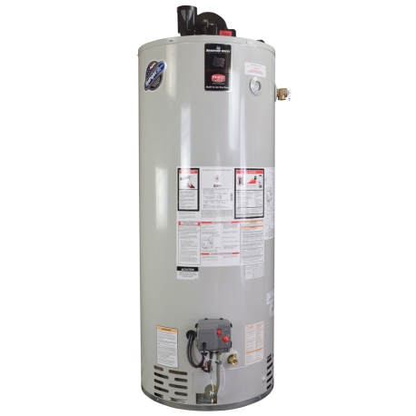 Bradford White 48 Gal, TTW Defender High-Recovery Power Vent Water Heater (NG), 6-Yr Wrty