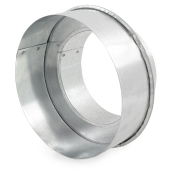 Juniper Industries 7" x 5" Galvanized Reducer/Increaser, 26 GA - Image 2