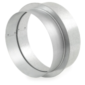 Juniper Industries 8" x 7" Galvanized Reducer/Increaser, 26 GA - Image 1