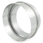 Juniper Industries 8" x 7" Galvanized Reducer/Increaser, 26 GA - Image 2