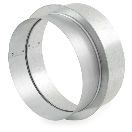 Juniper Industries 8" x 7" Galvanized Reducer/Increaser, 26 GA