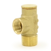 Boshart 3/4" MPT, Pressure Relief Valve 75 psi (Lead-Free) - Image 1