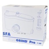 Saniflo SaniGRIND-Pro Grinder Pump for Standard Floor Standing Toilets - Image 5