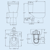 Saniflo SaniFlo Round Toilet Bowl - Image 5