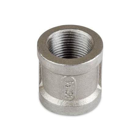 Everhot 3/4" 304 Stainless Steel Coupling, FNPT threaded